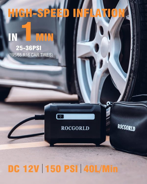 Compresor de aire portátil para inflado de neumáticos R8 - Imagen 26