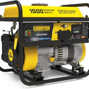 Champion Power Equipment Generador portátil de 1500 vatios con escudo de CO