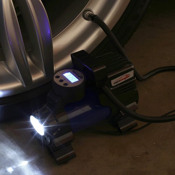 EPAuto - Bomba de compresor de aire portátil de 12 V de CC, inflador digital de neumáticos - Imagen 14