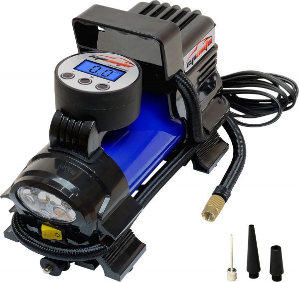 EPAuto - Bomba de compresor de aire portátil de 12 V de CC, inflador digital de neumáticos - Imagen 11