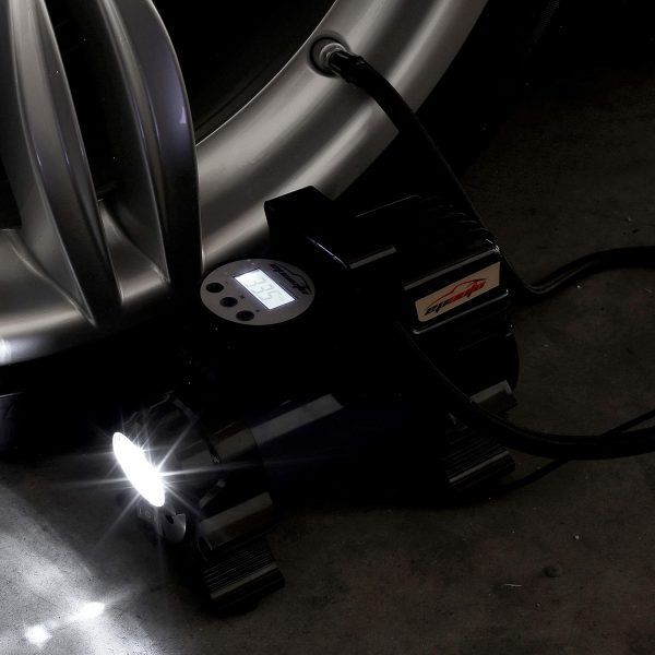 EPAuto - Bomba de compresor de aire portátil de 12 V de CC, inflador digital de neumáticos - Imagen 4