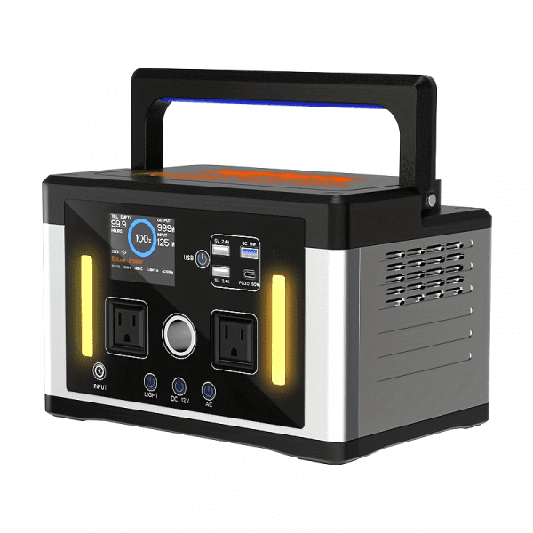 Generador solar de 700 W (pico de 1400 W) Estación de energía portátil de 577 Wh