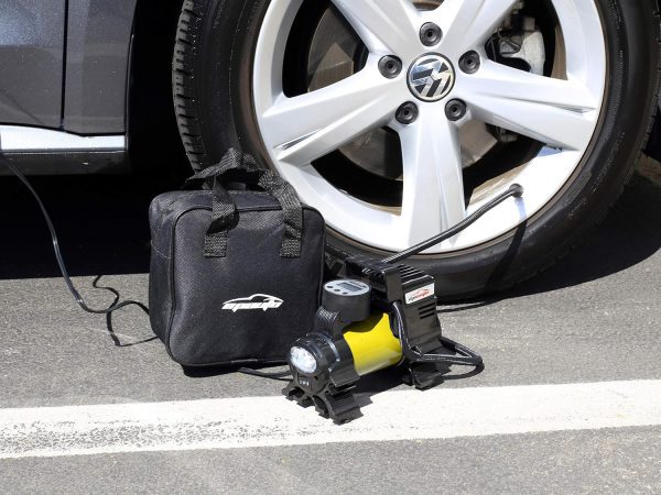 EPAuto - Bomba de compresor de aire portátil de 12 V de CC, inflador digital de neumáticos - Imagen 3