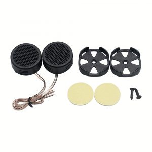 1par de Tweeter de Cúpula Mini de Alta Eficiencia Universal, Altavoz Potente de Audio de Sonido Súper de 2x 500W Klaxon Tone para Coche