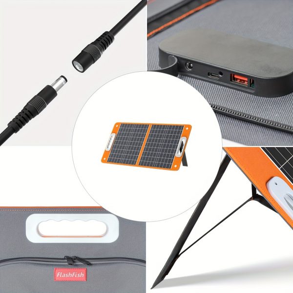 Generador solar con panel solar incluido, Flashfish 150W Estación de energía portátil - Imagen 8