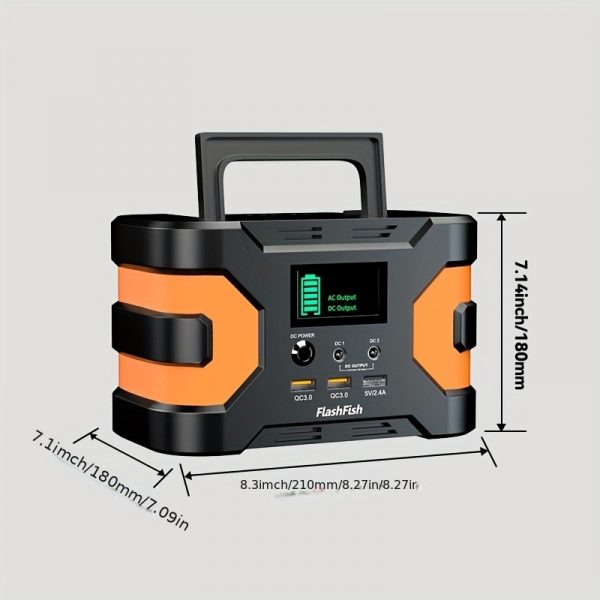 Generador solar con panel solar incluido, Flashfish 150W Estación de energía portátil - Imagen 5