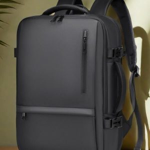 1pc Unisex Large Capacity Expandable Travel Backpack