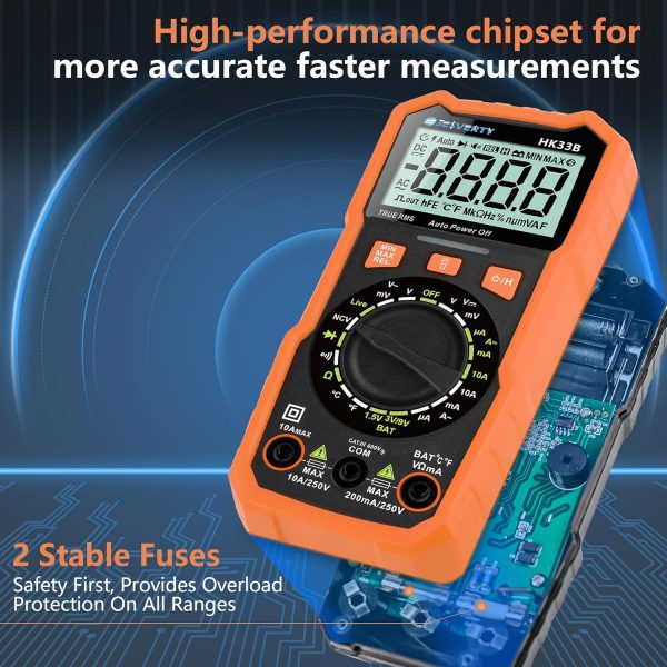 DC Power Supply Variable 0-30V 0-10A Adjustable + 2000 Counts Multimeter Tester - Imagen 8