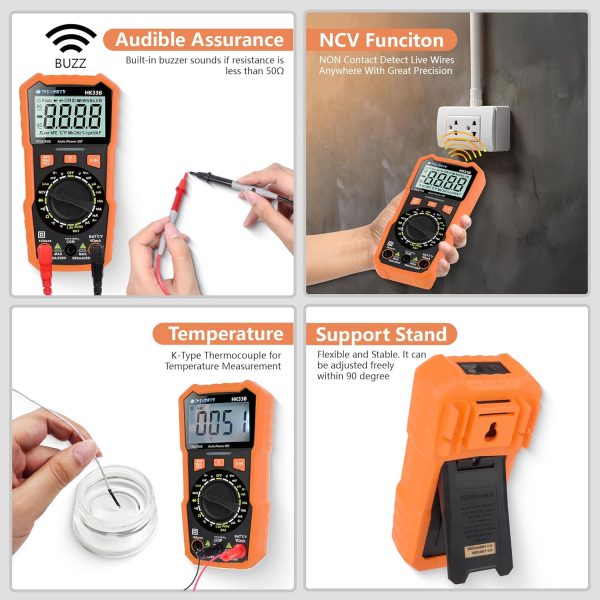 DC Power Supply Variable 0-30V 0-10A Adjustable + 2000 Counts Multimeter Tester - Imagen 9